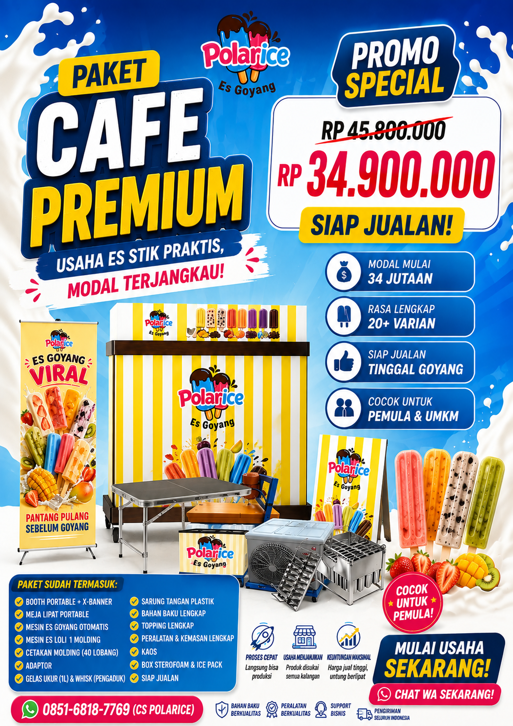 Paket Cafe Premium Polarice Es Goyang
